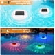 thumbnail image 2 of Luces solares flotantes para piscinas, luces flotantes con forma de pez para piscinas, accesorios para piscinas con luces LED recargables e impermeables, luces colgantes para piscinas,, 2 of 7