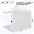thumbnail image 3 of EAGLE PEAK Sunwall/Sidewall for 10x10 Straight Leg Canopy only, 1 Sidewall, White, 3 of 8