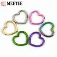 thumbnail image 4 of Hebillas de anillo redondo de Metal, correa para bolso, correas de cadena, conector en forma de corazón, anillos de ajuste, accesorios de Hardware DIY, 5/10/20 piezas, 4 of 5