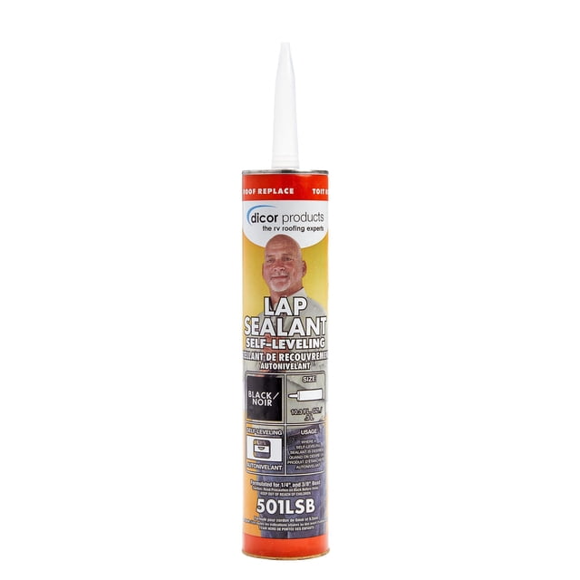 Sellador Dicor 501LSB-1, autonivelante, sin HAPS, 300 ml, negro