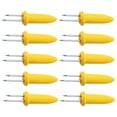 thumbnail image 6 of 5/10PCSCorn Holders Set, Stainless Steel Corn Cob Holders, Corn on The Cob Skewers for BBQ, Durable Anti-Scald Corn on the Cob holders with Storage Box for Home Cooking Forks(Yellow1,2.36x0.6x0.6"), 6 of 6