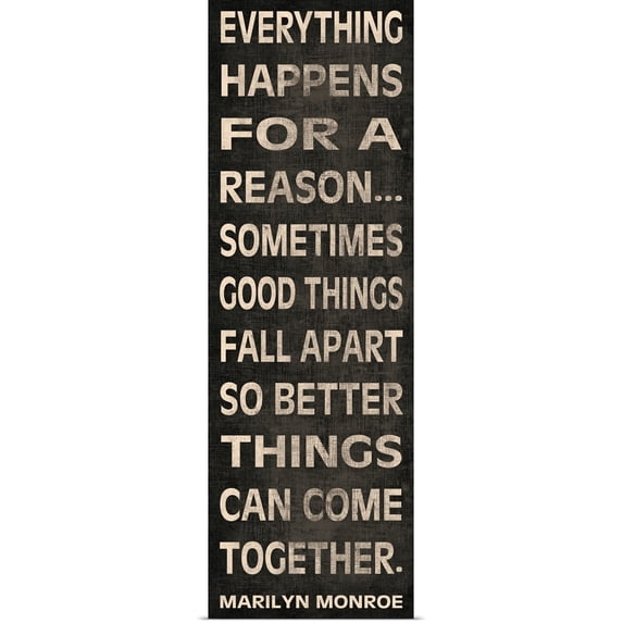 Great BIG Canvas | Rolled N. Harbick Poster Print entitled Everything Happens