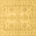 thumbnail image 1 of Ahgly Company Indoor Square Oriental Brown Traditional Area Rugs, 6' Square, 1 of 4