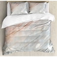 thumbnail image 3 of Ambesonne Marble Onyx Stone Textured Nature Featured Authentic Scratches Art Illustration Duvet Cover Set, 3 of 3