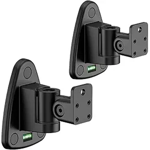 Adjustable Speaker Wall Mounts Pair for Samsung HW-Q990H/Q990F/Q990D/Q990C/QS700F/Q800F/Q900F/Q600F, Heavy Duty Wall Brackets for SWA-9500S/9250S/SWA-W200D Samsung Rear Speaker Mounts
