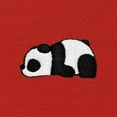 thumbnail image 2 of Dalix Panda Embroidered Zip Hoodie Fleece Long Sleeve Pocket Warm Soft Mens in Red XL X-Large, 2 of 5
