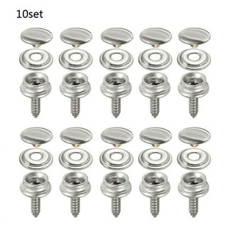 Canvas Snap Kit, Yofuly 274 Pcs Marine Grade Boat Canvas Snaps Stainless  Steel Screw Boat Carpet