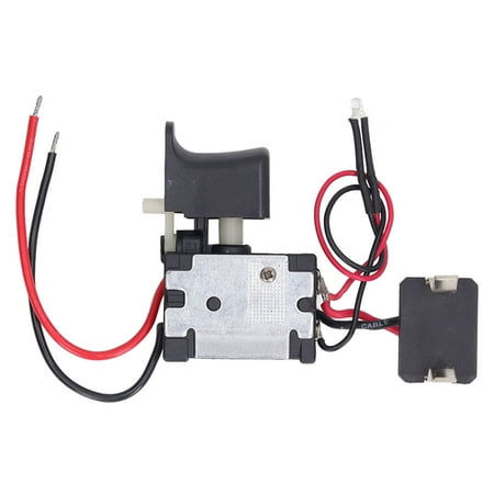 

Cordless Drill Trigger Switch Lithium Battery Drill Electric Wrench Speed Control Trigger Switch with Light 7.224V
