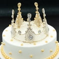 thumbnail image 3 of CCrown Cake Topper Crystal Niños Adornos para el cabello para bodas Cumpleaños Baby Shower, 3 of 5