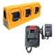 thumbnail image 2 of Juego de adaptadores de enchufe de batería para herramientas eléctricas inalámbricas con enchufe estadounidense para cortadoras de hormigón 6 ranuras, 2 of 9