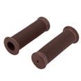 thumbnail image 4 of 2Pcs 22mm Universal Vintage Motorcycle Handlebar Grips Throttle Handle Bar Ends (Red Brown), 4 of 8