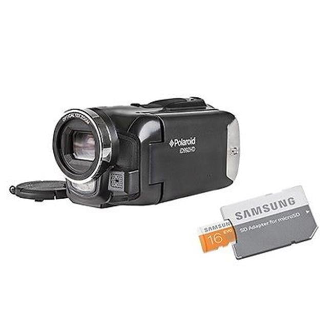 Polaroid ID992BKKIT 16.0MP Full HD Camcorder with 16 GB Micro SD Card