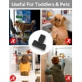 thumbnail image 6 of ABCISI 2-Pack Child Proof Refrigerator Lock for Kids, Baby Safety Fridge Door Locks Childproof Latches for Toddlers, Cats and Dogs, Easy Install (Black), 6 of 7