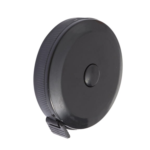 Raindrops Flexible and Tear-Resistant Body Tape Measure for Crafting and Sewing 1Pcs Black