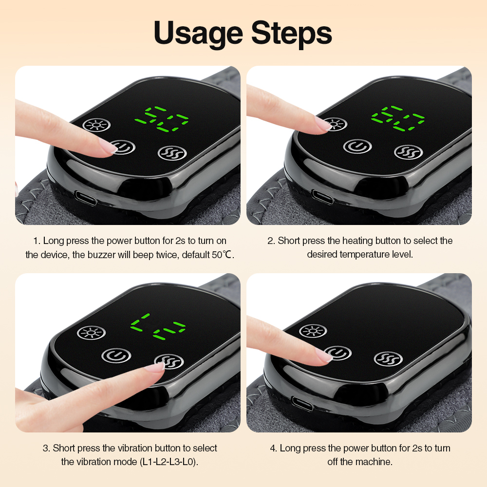 Cordless Heating Pad for Neck and Shoulder, Heated Neck Wrap with 1800mAh Battery, Soothing Neck Warmer, Fast Heating Neck Support for Office Relaxation