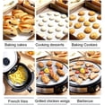 thumbnail image 5 of 100 Pieces 10cm Parchment Paper Baking Ring Liner Baking Paper for Round Cake Pan Round Cheesecake Baking Air Fryer, 5 of 5