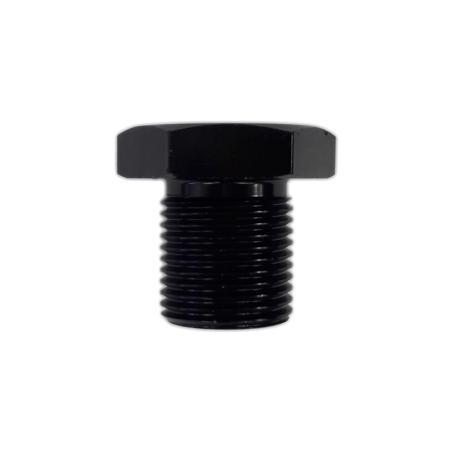 One (1) Black Aluminum Oil Filter with 1/228 to 3/416 Threading