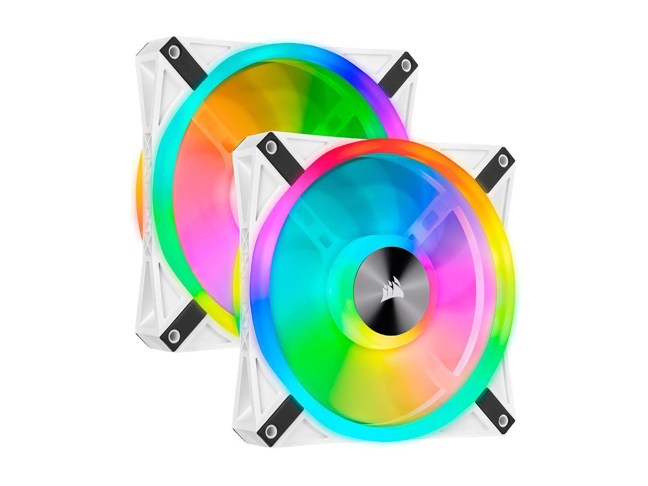 CORSAIR QL Series, iCUE QL140 RGB, 140mm RGB LED PWM White Fan