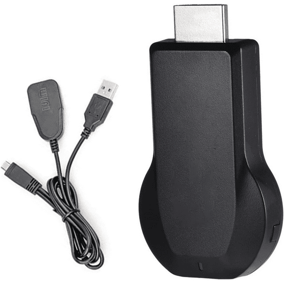 Graflsoa 4K HD Wireless Display Adapter Anycast M9 for TV, Projector, and Monitor - Supports iOS & Android, Stream Videos, Photos, and More via WiFi - Easy Setup with HDMI and USB Port