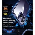 thumbnail image 2 of Diamond Clear Designed for iPhone 14 Pro Max Case [Anti-Yellowing Tech][Heavy Duty Protection] Case for iPhone 14 Pro Max Phone Cases Slim 6.7 inch 2022 Cover, Crystal Clear, 2 of 5