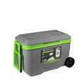 thumbnail image 3 of Hielera Hartplas Everest Adventure 52Qt con Ruedas | 80 Latas, 5 Días de Hielo, Color Gris/Verde, 3 of 5