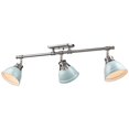 thumbnail image 1 of Beaumont Lane 3 Light Steel Track Lighting in Pewter and Seafoam, 1 of 3