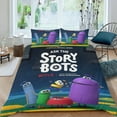 thumbnail image 2 of Ask The Storybots Themed Bed Sheet Set Three Piece Set 53x79 In ches Comfortable And Skin Friendly Unique Design Creating A Star Gifts For Family Friends fans, 2 of 6