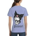 thumbnail image 5 of Sanrio Kuromi Kids T-Shirt 3d Printed Graphic T-Shirts Boys And Girls Short Sleeve Shirts For Youth Kids X-Small, 5 of 6