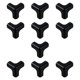 thumbnail image 1 of 10 protectores de esquinas, protectores de esquinas para muebles a prueba de bebés, protectores de bordes para el hogar, escritorio, armario, oficina Negro, 1 of 10