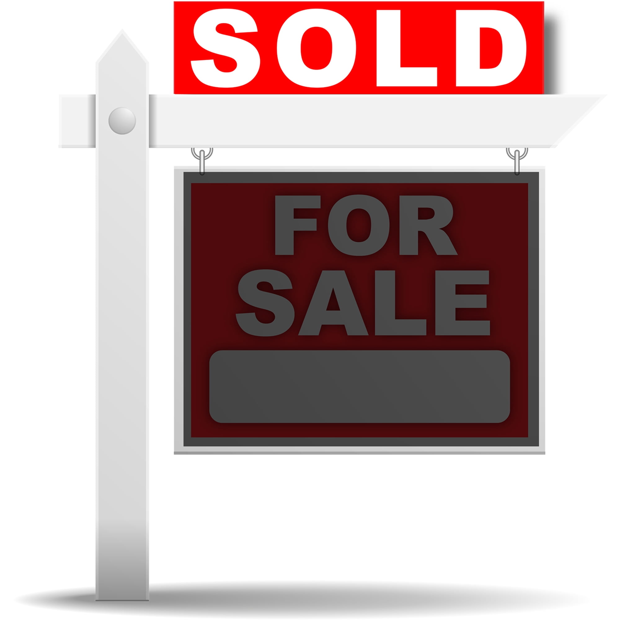 FOR SALE BLACK 6"x24" REAL ESTATE RIDER SIGNS Buy 1 Get 1 FREE 2 Sided 