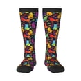 thumbnail image 2 of Lsque Colorful Cats Printed Crew Socks Men's Women's LightWeight Thin Casual Calf Socks ,Knee High Socks,Cotton Socks, 2 of 9