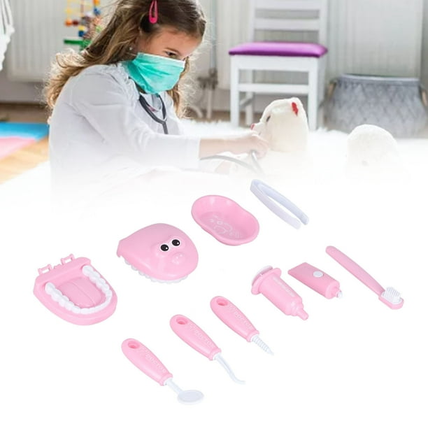 Cadeaux pour enfants 17pcs Kit médical Docteur Infirmière Dentiste Faire  semblant de rôles Jouer Jouet Set Enfants Jeu Cadeau