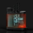 thumbnail image 5 of DYMOND Knife Block Utensil Holder with Dryer and UV Light Kitchen Countertop Storage Silver, 5 of 6