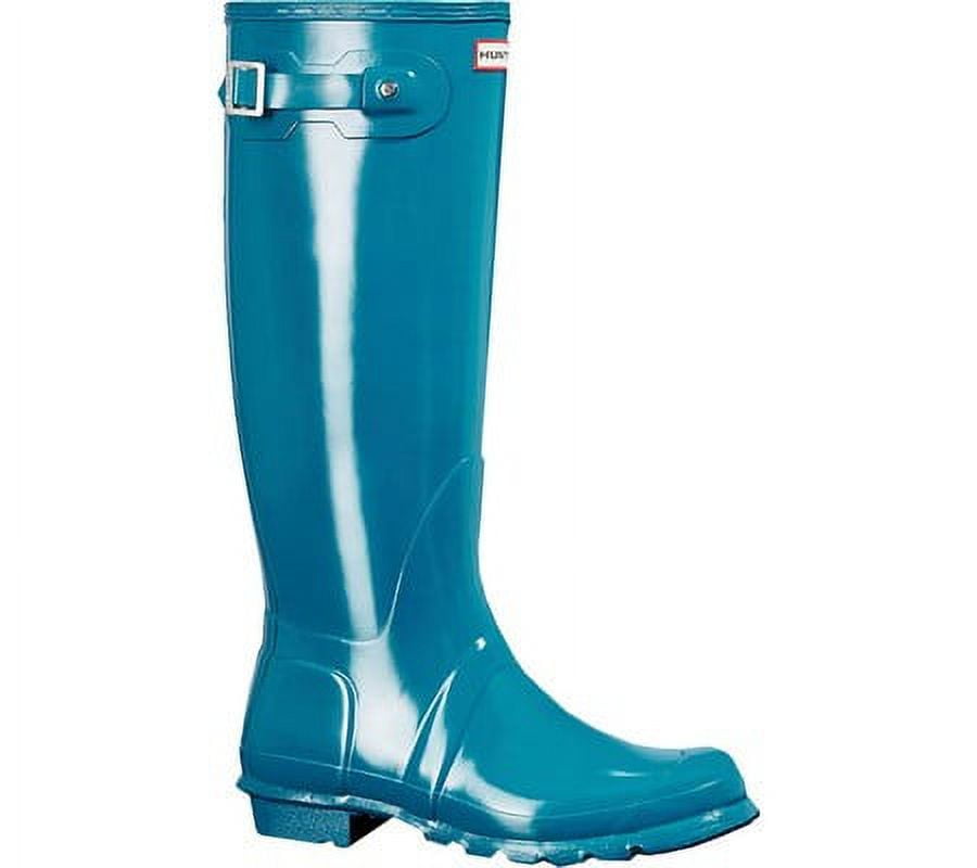 Turquoise hunter boots deals