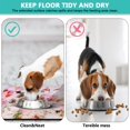 thumbnail image 4 of Blossom Pet Feeding Mat - Nature Theme, Waterproof Dog Food Catcher with Rubber Base, 4 of 5