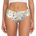 thumbnail image 1 of Balery Wildflower Honeybee Ropa Interior de Algodón para Mujer con Dibujo – Braguitas Cómodas y Elásticas, Estilo Clásico-Medium, 1 of 6