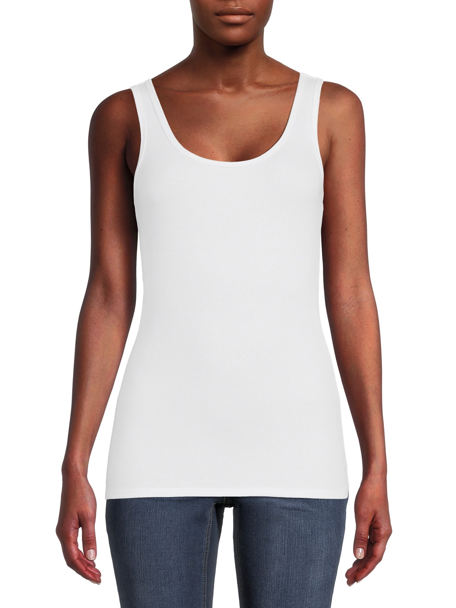 Time and Tru Women's Ribbed Tank Top - Walmart.com