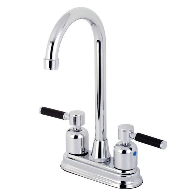 Kaiser Bar Faucet, Polished Chrome