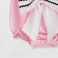 thumbnail image 6 of NOLDARES Soft Cotton Bow Tank Top Baby Girl Undershirts – One-Piece Toddler Bodysuit for Infant Toddlers(B1-Red,0-3 Months), 6 of 7