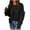 Black, variant on MIUOWANP Fall Sweaters for Women 2024 Trendy Women Casual Solid Long Sleeve Thick Knit Pullover Crewneck Sweater Coat Army Green S