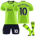 thumbnail image 1 of Camiseta de fútbol de visitante No. 10 del Manchester United Marcus Rashford 24 oso de fresa Electrónica, 1 of 1