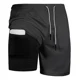 thumbnail image 1 of Gimnasio Short Con Licra Deportiva 2 En 1 Hombre Correr, 1 of 8