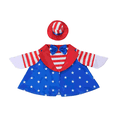 thumbnail image 2 of SMKE Goose Costume Clothes,4Th Of July Uncle Sam Hat Goose Outfit,Outdoor Yard Decor,Porch Goose Outfits(No Geese),Goose Outfit For Themed Yard Styling,Porch Goose Holiday Costume,Fit 23" Goose, 2 of 5