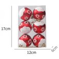 thumbnail image 2 of Red White Green Mixed Christmas Ornaments,Shatterproof Christmas Ornaments Balls for Xmas Christmas Tree Holiday Wedding Party Decoration,6 Count, 2 of 7