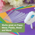 thumbnail image 4 of (3 pack) AdTech Crystal Clear Mini Size Hot Glue Gun Sticks, 10 Sticks, 4 of 7