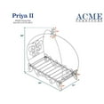 thumbnail image 2 of Priya II Twin Canopy Bed, White and Light Purple, 2 of 2