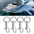 thumbnail image 1 of 4PCS Swivel EyeSnap Hook  Stainless Steel Marine Grade Diving Clip, 1 of 7