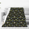 thumbnail image 1 of Balery Tennis Rackets Manta de Felpa Suave y Acogedora – Cobija de Franela Aterciopelada para Cama, Lavable y Cálida para Sofá, Mascotas, Transpirable-80"x60", 1 of 7
