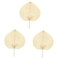 thumbnail image 4 of OUNONA 3pcs Summer Cooling Fan Portable Weaving Fan Handmade Fan Bamboo Weaving Fan, 4 of 8