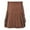 Brown, variant on Riforla Design Sense Fashion Trend Scottish Holiday Dress Multi Color Pleated Skirt Navy XL